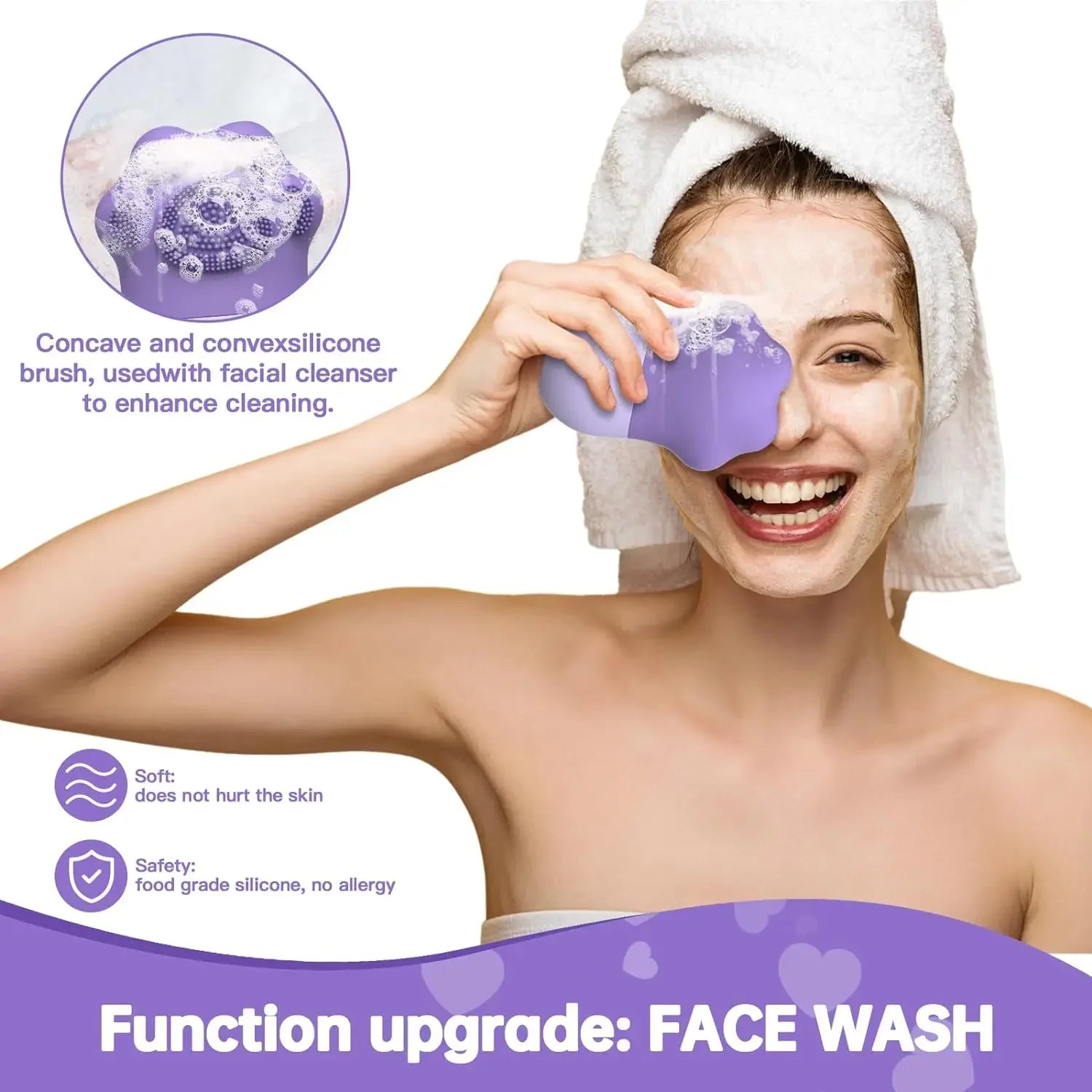 Silicone Facial Ice Roller for Puffiness